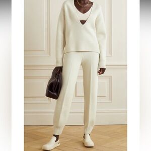 FRANKIE SHOP Ribbed wool sweater and pants